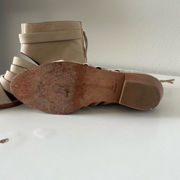 Rebecca Minkoff Suede Caged Kitten Heel Booties - Picture 7 of 7